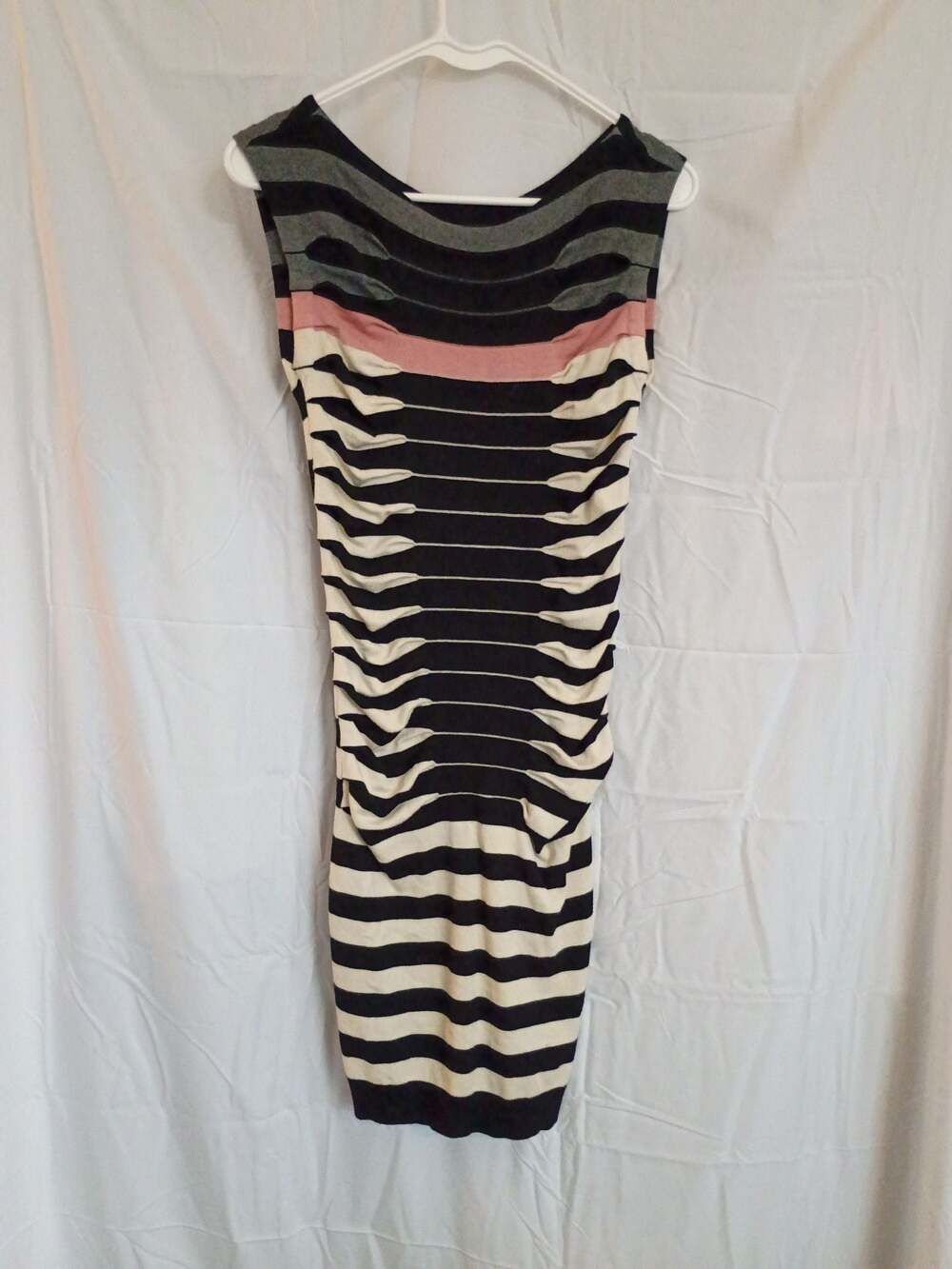 Ted Baker Kitey Striped Knit Bodycon Baddie Dress Size 1